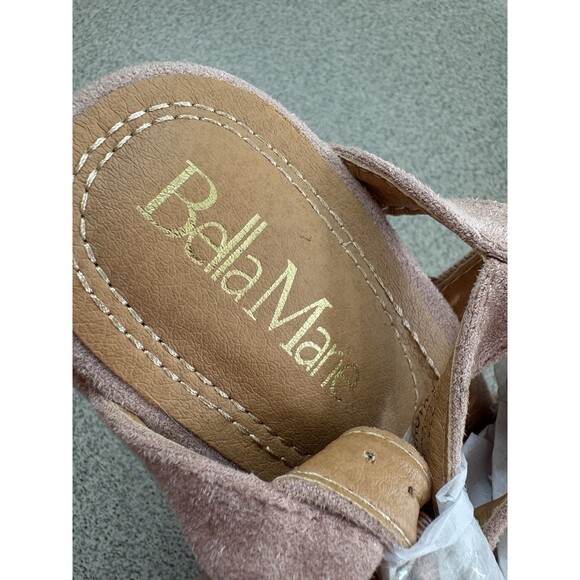 Belle Marie Women’s Wedge 4 Inch Heels Size 8 Beige/Tan New Without Box - Picture 2 of 8